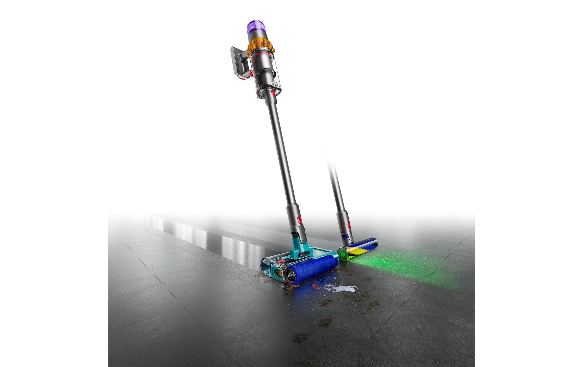 DYSON Nass-Trocken-Akkusauger »V15s Detect Submarine™ (Gelb/Nickel)«