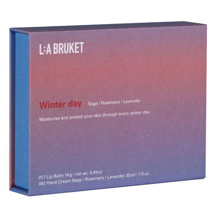 L:A BRUKET Coffret Winter Day duo lèvres & mains 017 & 092