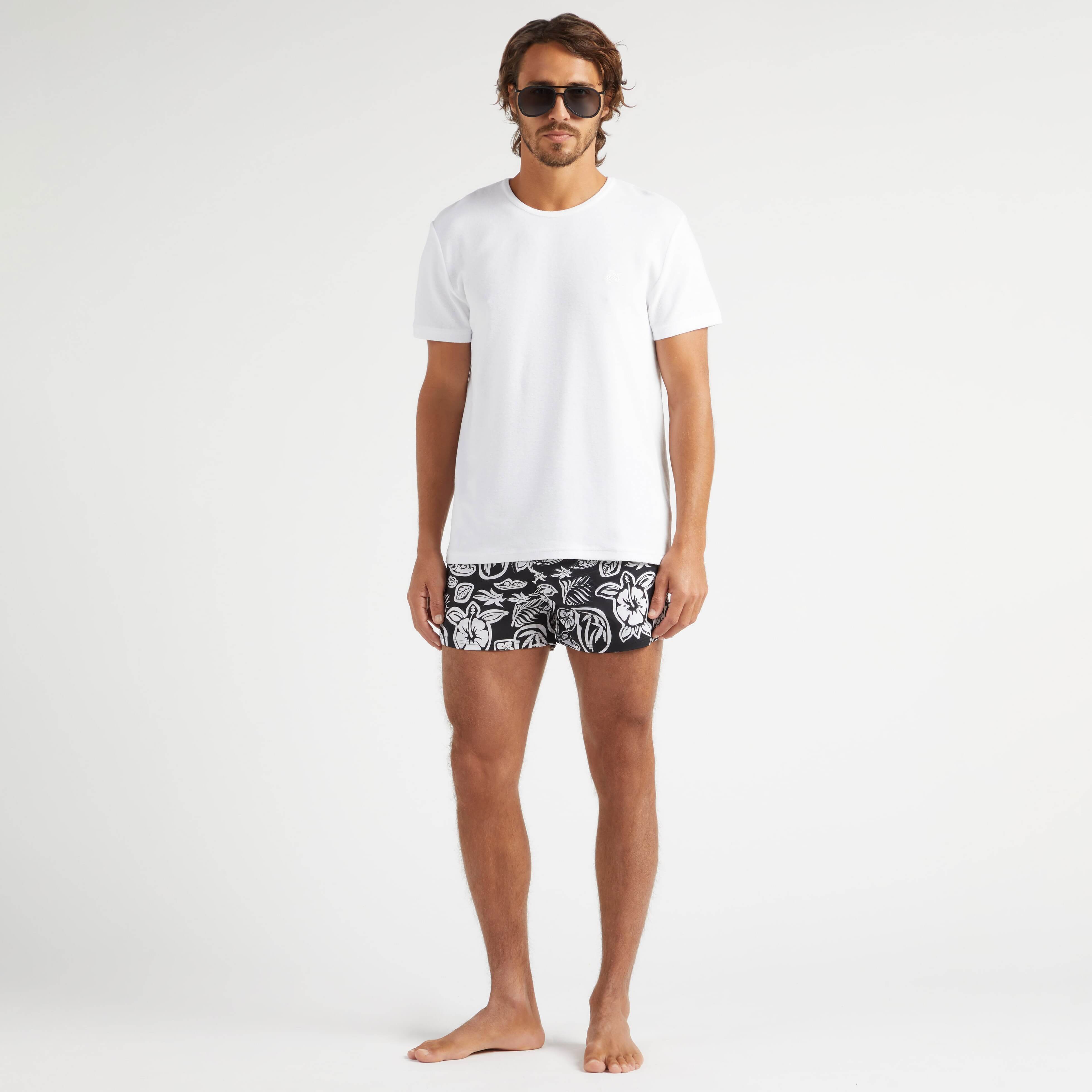 Maillot de Bain Court Homme Tahiti Turtles