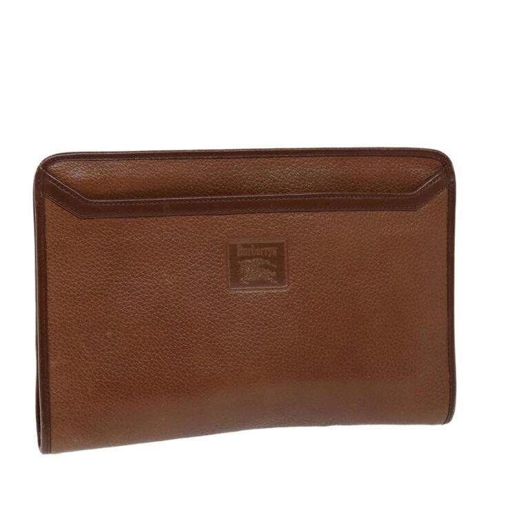 Burberry Vintage Burberry Clutch Brown