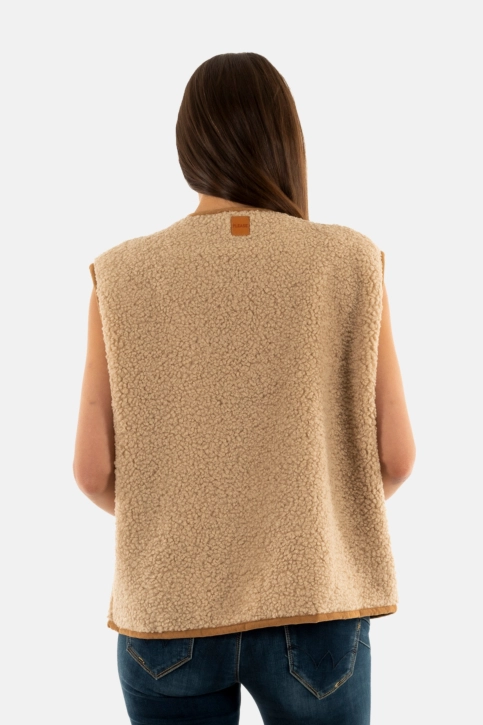 Gilets sans manche please l0dv 1170 beige