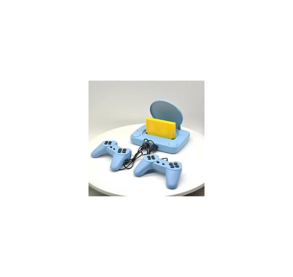 Spilldatamaskin, RF-2GUN retrokonsoll med 22 8-biters spill med 2 joysticks + spillpistol, Riff