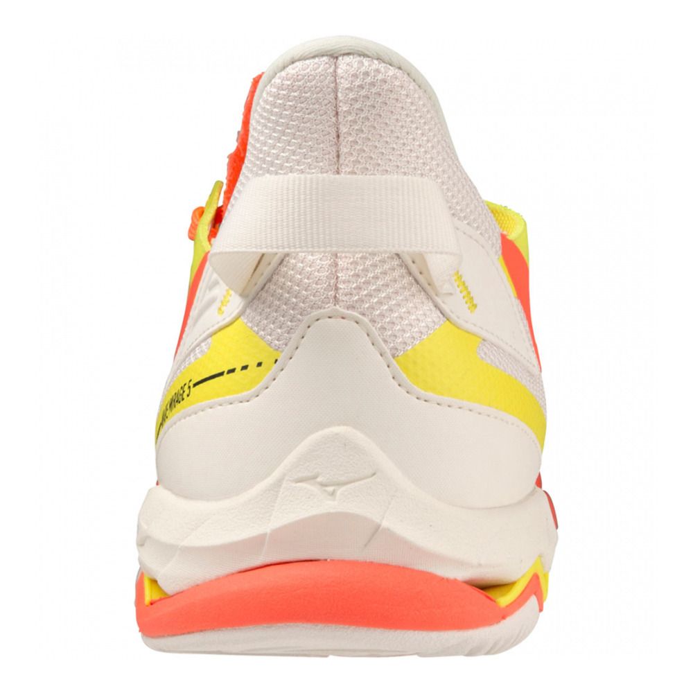 Mizuno WAVE MIRAGE 5 - Chaussures handball neon flame/black/bolt (neon)