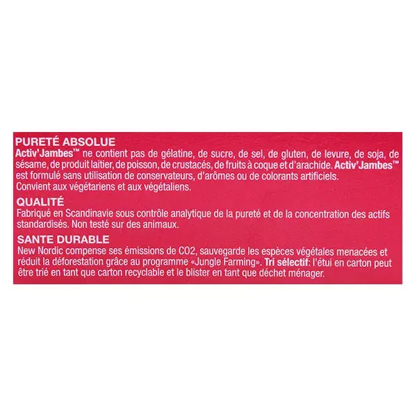 New Nordic Activ'Jambes 90 comprimés