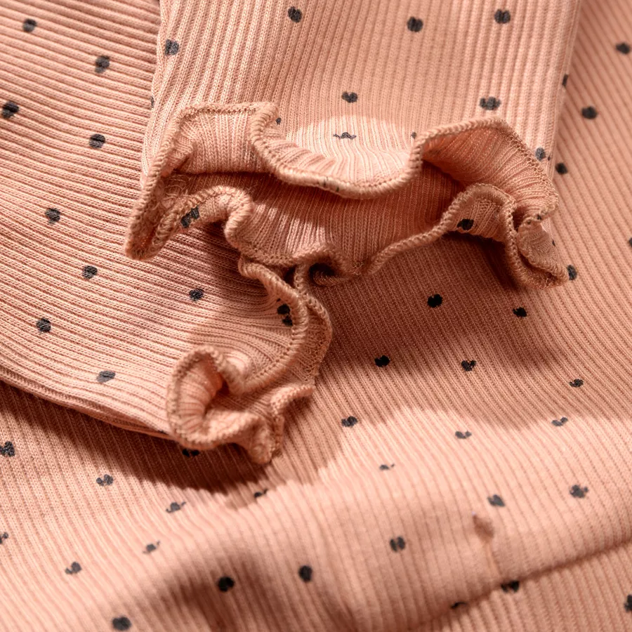 Staccato Leggings peach gemustert