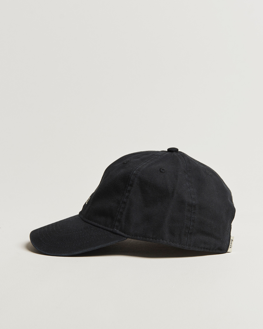 Forét Hawk Washed Cap Black