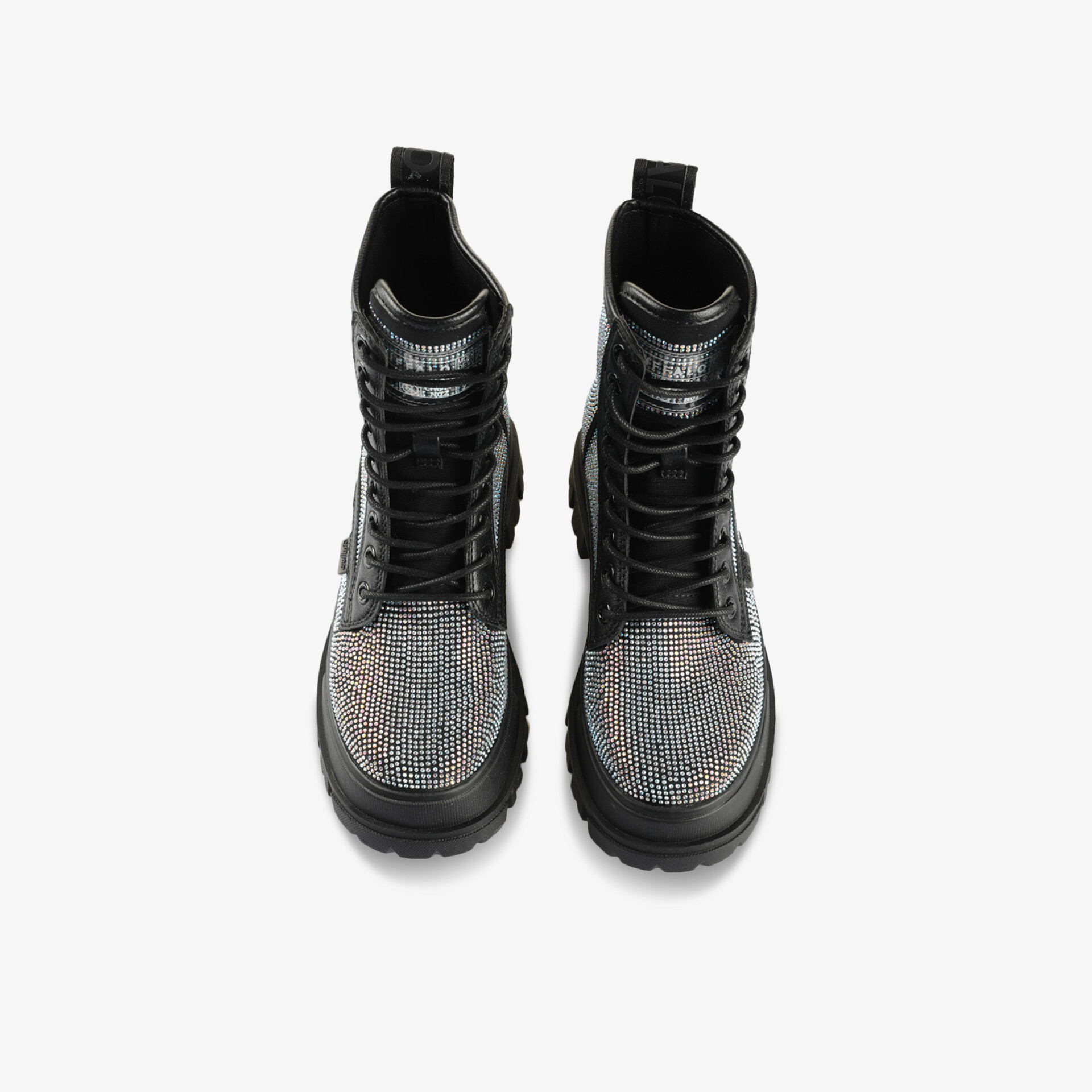 Buffalo Aspha RLD Damen Biker Boots schwarz