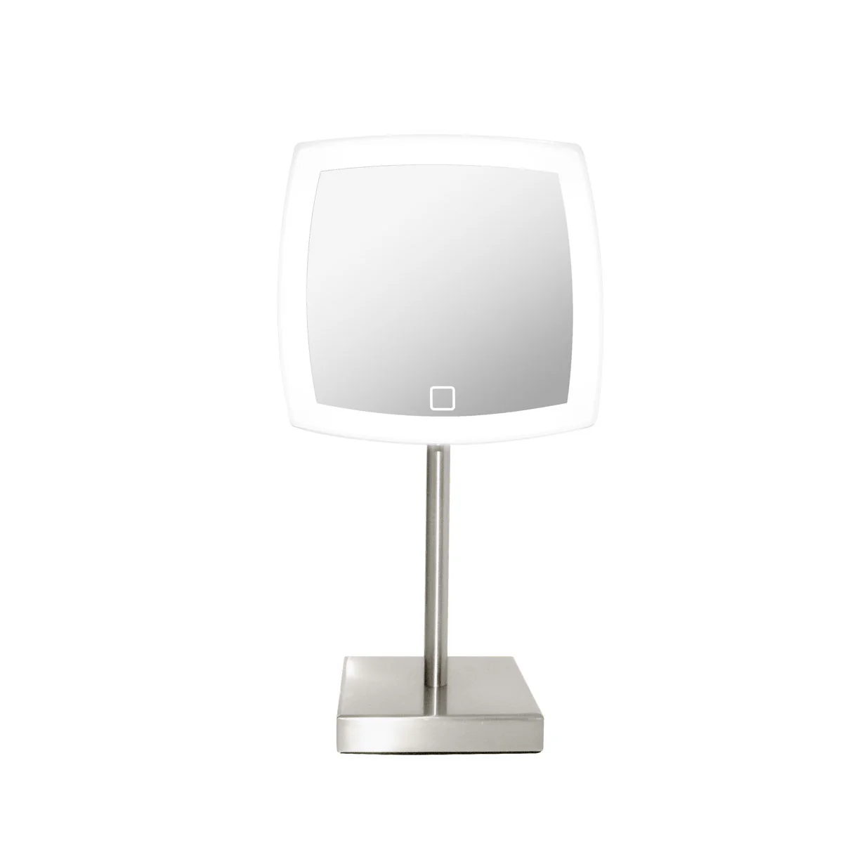 Miroir LED Carré sur pied