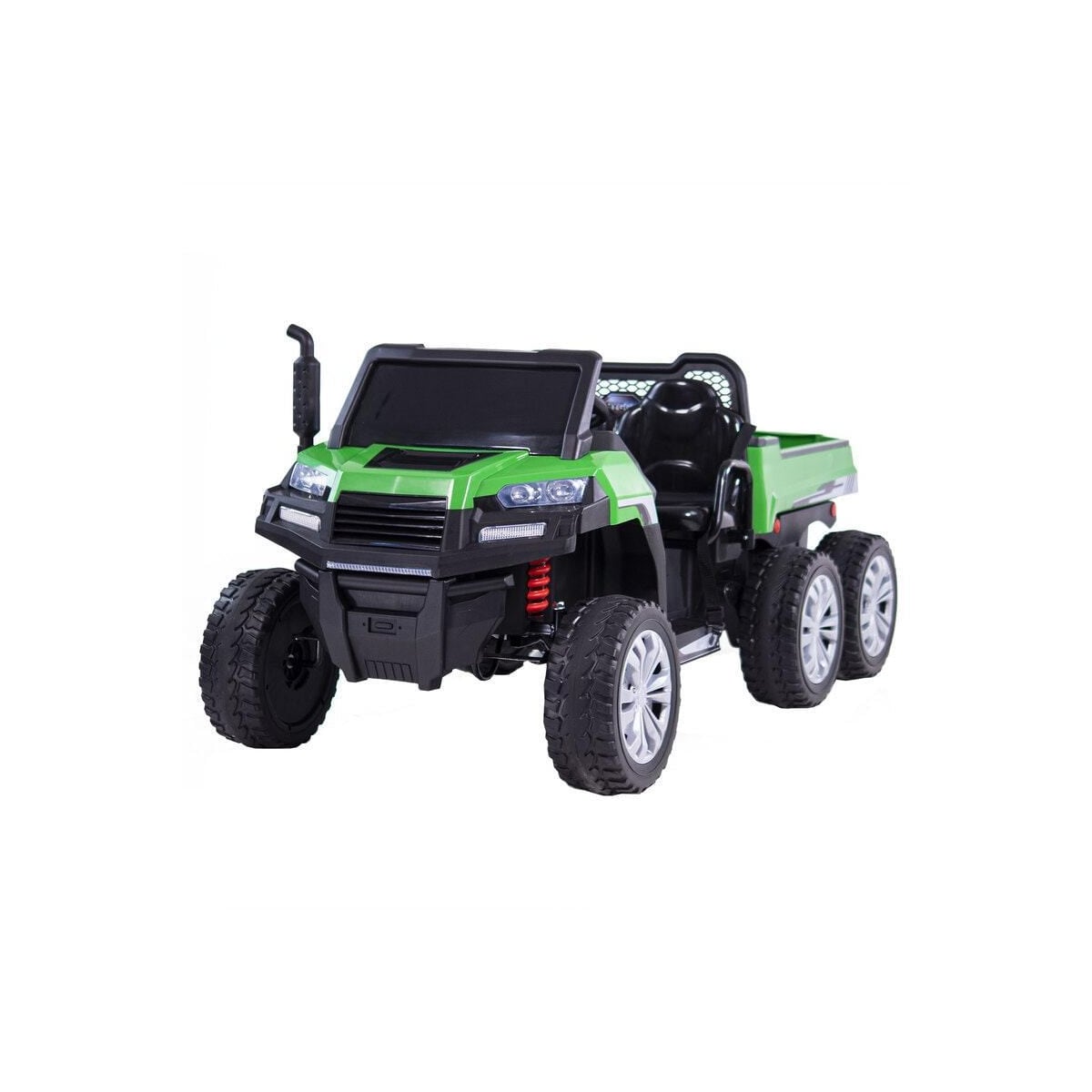 Elbil Truckster 4WD 12V - Grønn-Grå