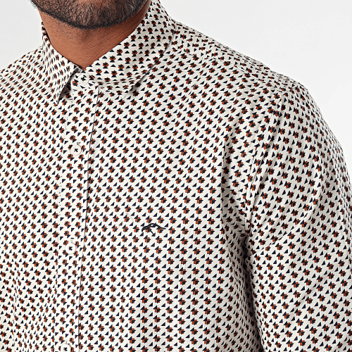 Chemise Manches Longues Daniel Beige Marron