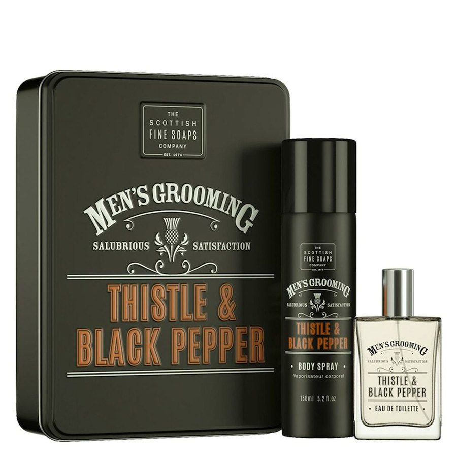 The Scottish Fine Soap Thistle & Black Pepper Fragrance Duo