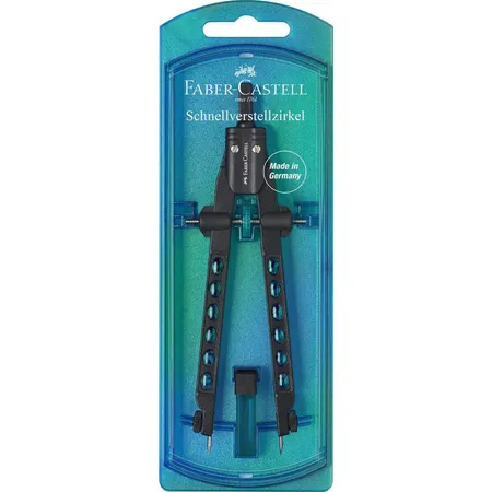 Faber-Castell Factory Schnellverstellzirkel pearl blue