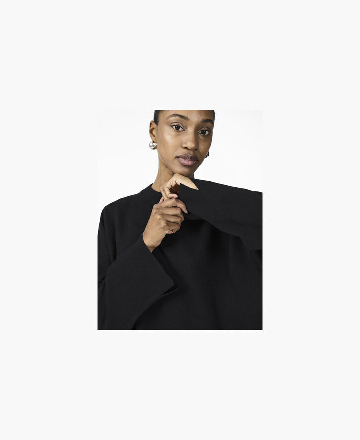 YAS YASEMILIE O-NECK KNIT PULLOVER S. N Sort