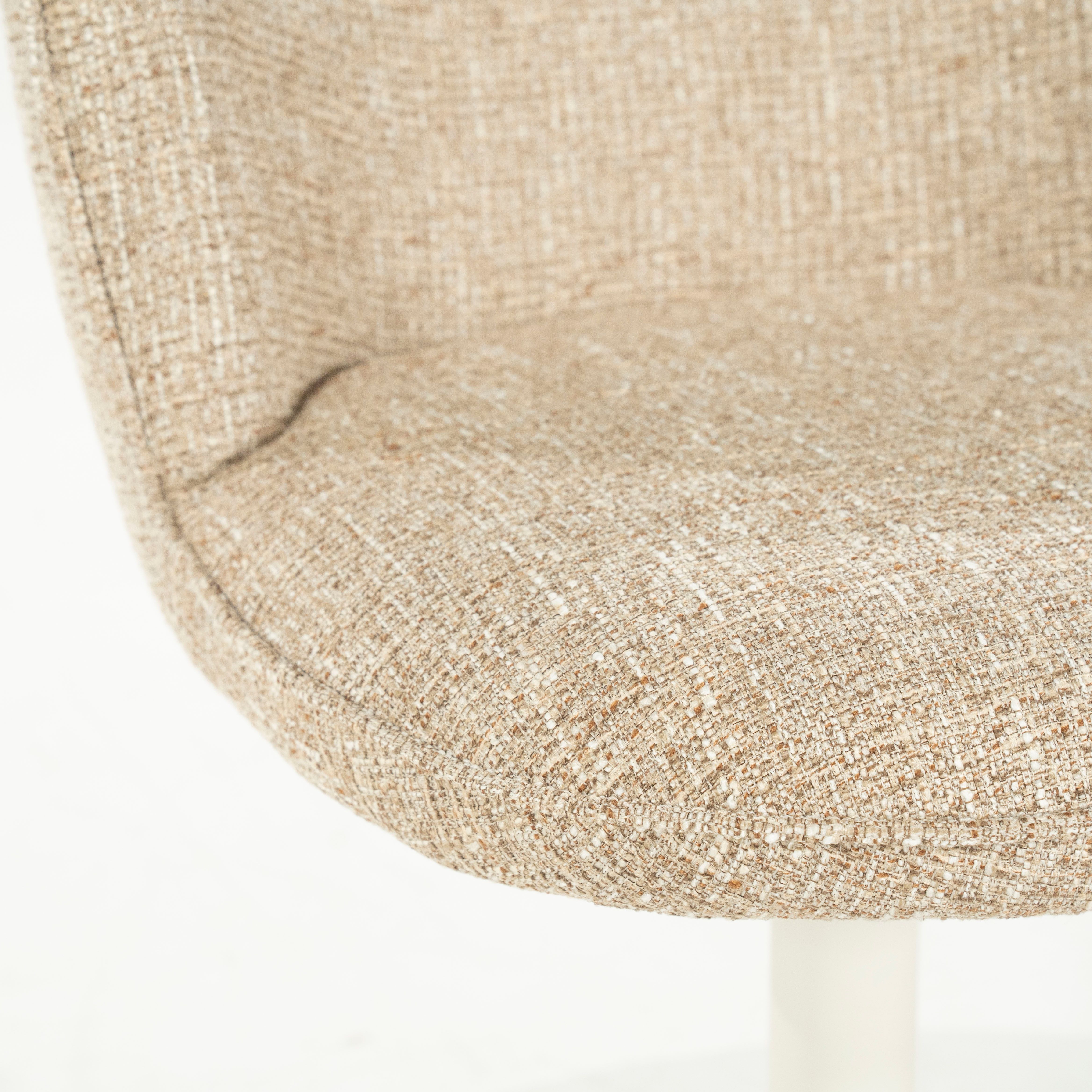 Eetkamerstoel 96327 taupe Molly B55.5 x D64.5 x H83 cm