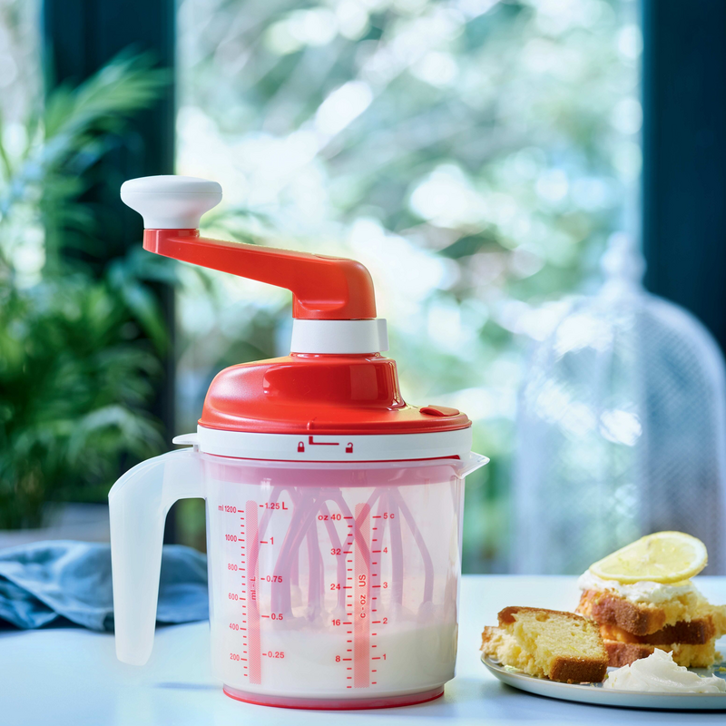 Easy Speedy 1,25 l Stromloser Küchenhelfer zum Herstellen verschiedener Teige