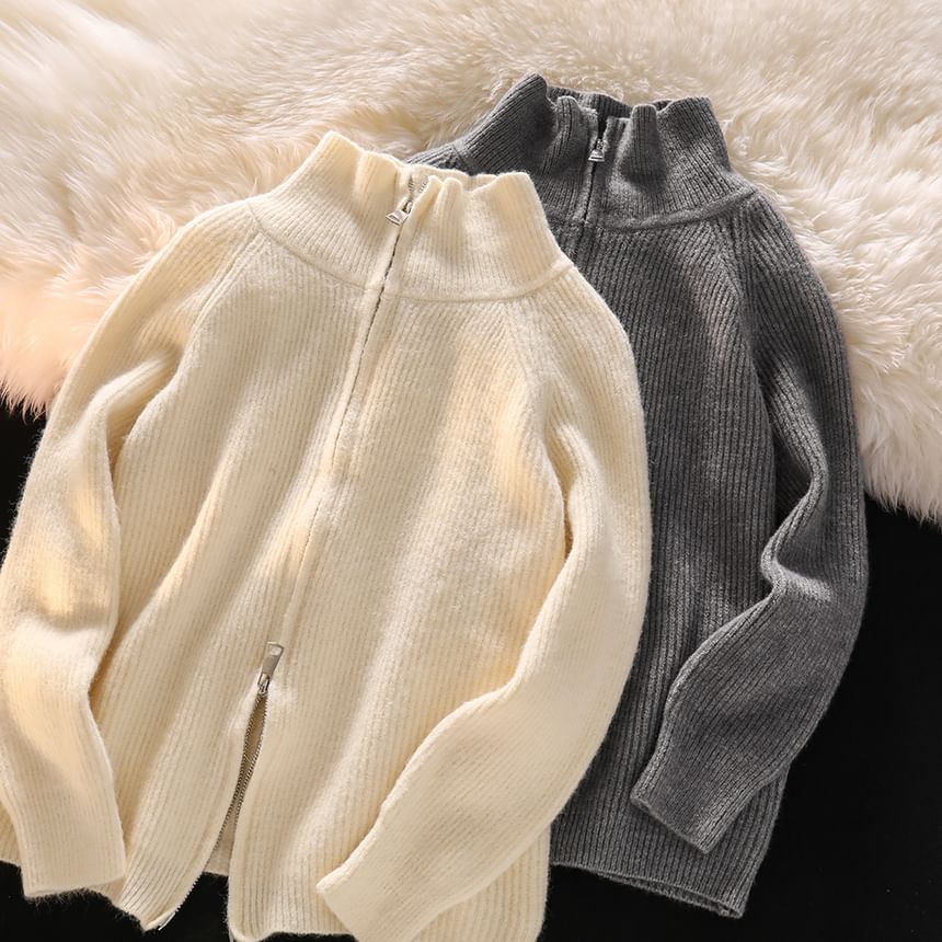 DIYI - Effen vest met rits