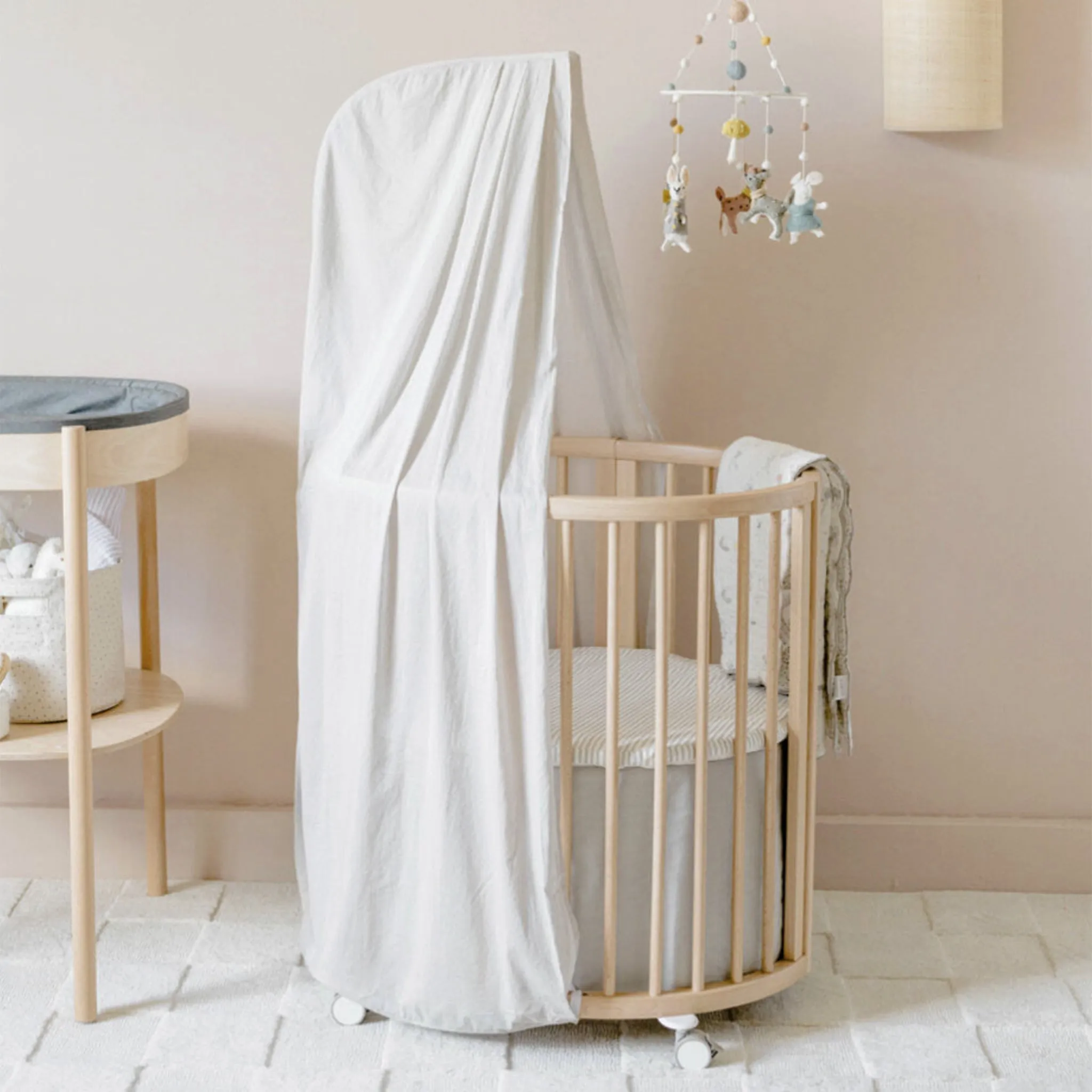 Stokke Jupe de Lit pour Stokke® Sleepi™ Mini Couchette - Gris