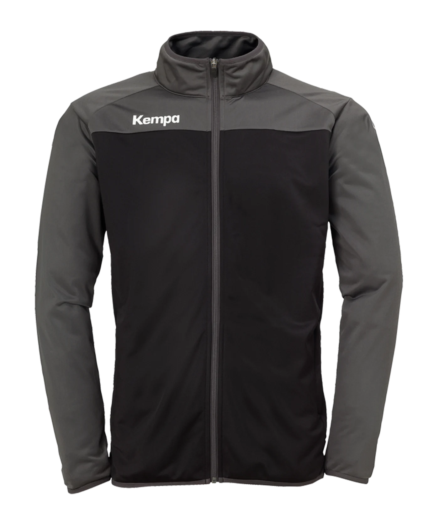 Kempa Prime Polyesterjacke Schwarz Grau F01