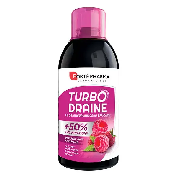 Forté Pharma TurboDraine Framboesa Emagrecimento Drenagem Eliminação 500ml