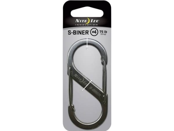 NITE Ize NI-SB4-03-11 Karabinhage S-Biner Gr. 4 89 mm x 38 mm 1 stk