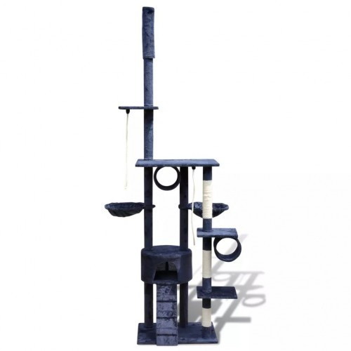 Arranhador XL para gatos com postes, azul