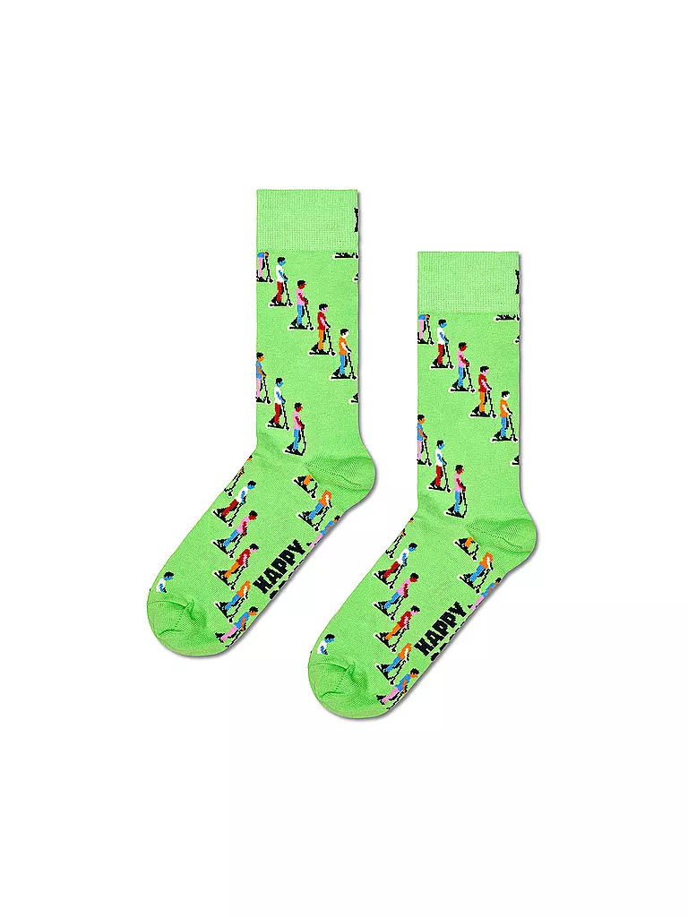 HAPPY SOCKS Herren Socken E-SCOOTER  41-46 green grün