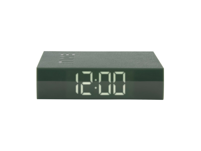 Alarm Clock Book LED KA5861WG Warm grey