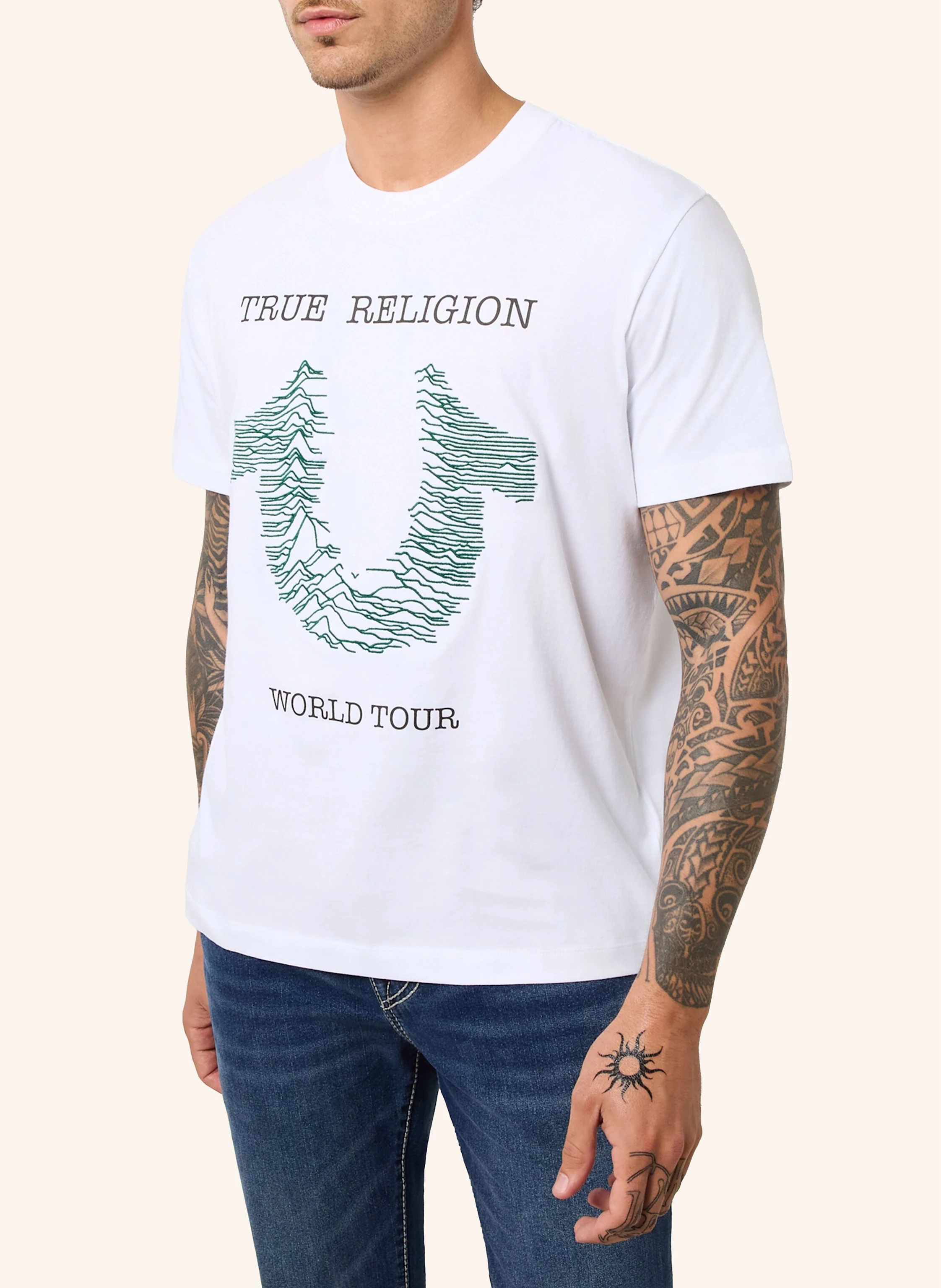 TRUE RELIGION T-ShirtEMBRO RADIO WAVE