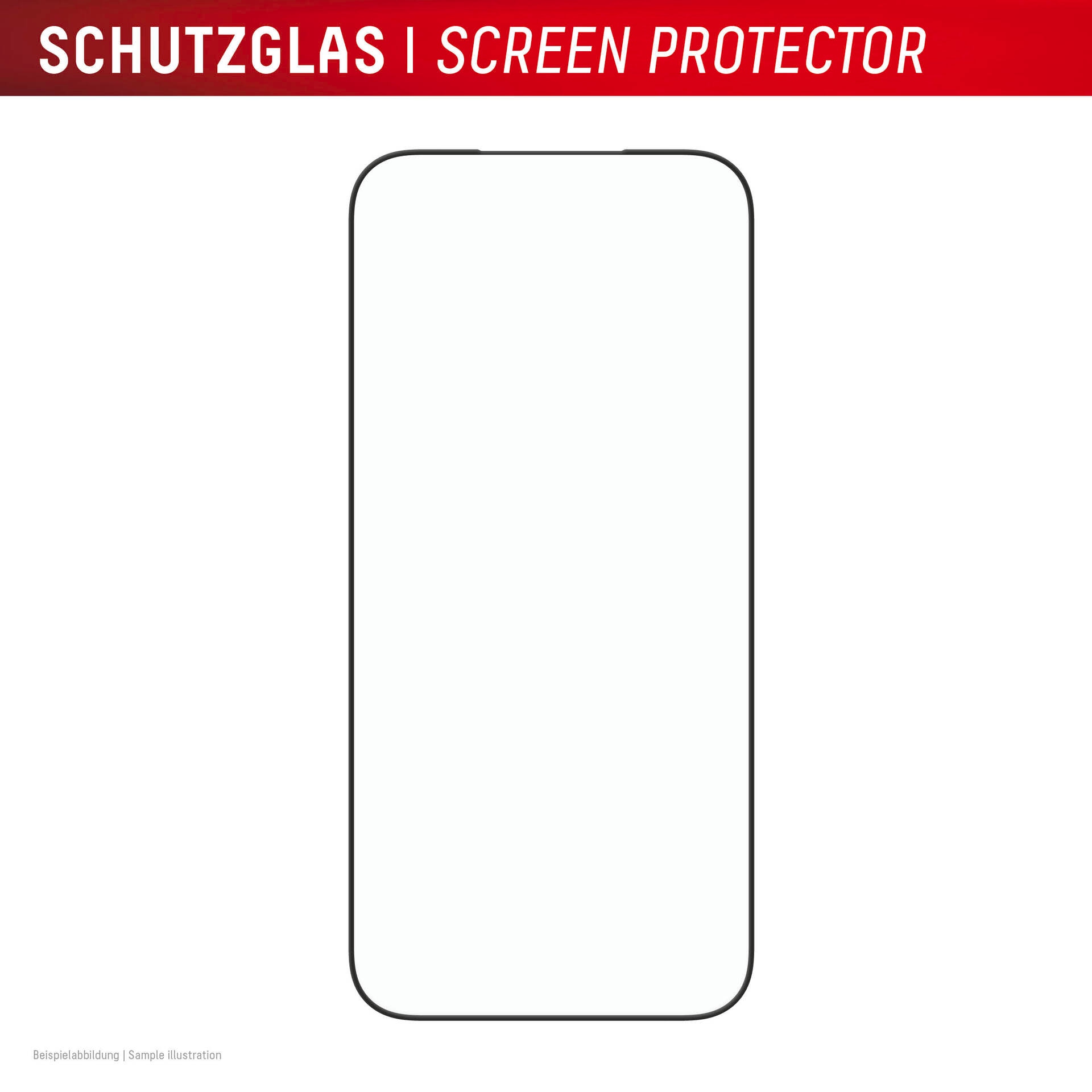 Displex Displayschutzglas »Premium Glass Screen Protector Full Cover« für Apple iPhone 17 Pro Max Displayschutzfolie, Schutzfolie, Bildschirmschutz, kratz- & stossfest