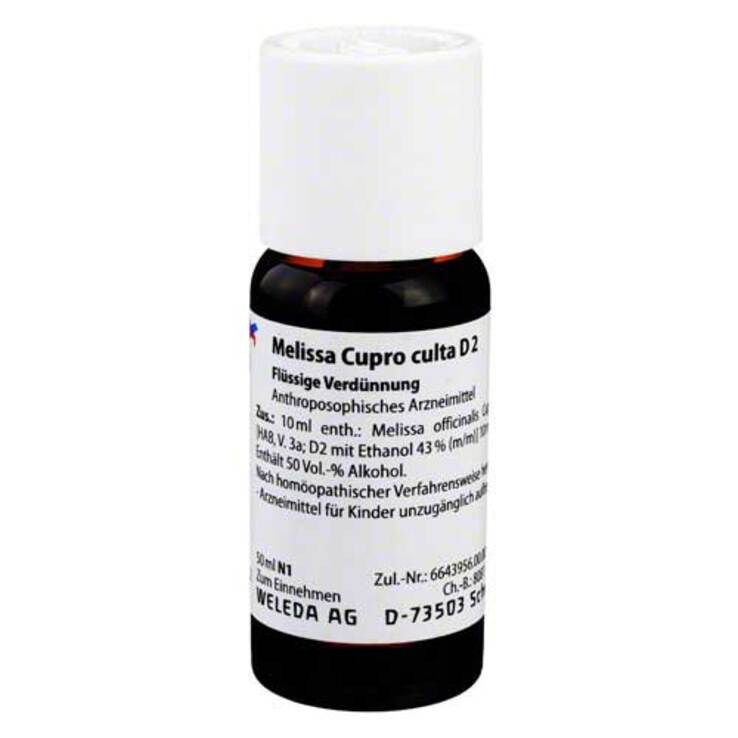 Melissa Cupro Culta D 2 Dilution, 50 ml