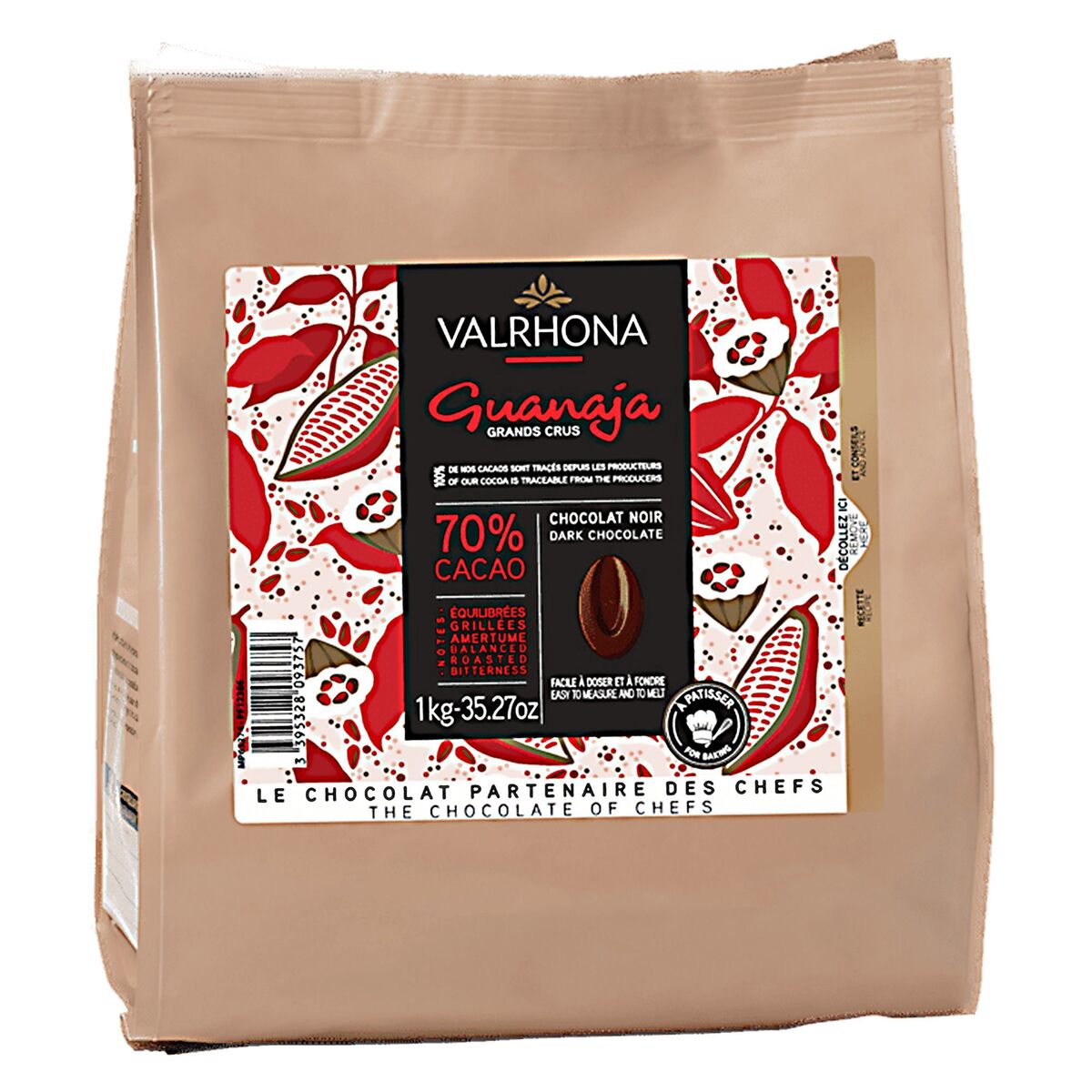 Guanaja 70% mørk sjokolade, 1 kg