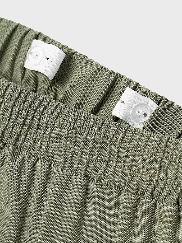 NAME IT Mädchen Cargohose Straight Fit NKFBELLA olive