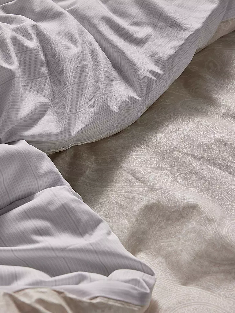 ESSENZA Satin-Bettwäsche FABRICE 70x90cm/140x200cm Ivory  creme