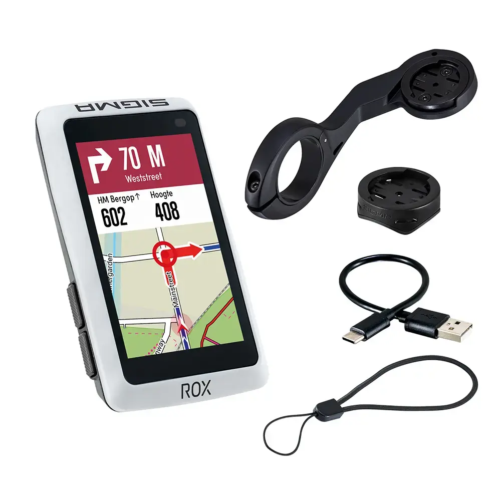 Sigma Sport ROX 12.1 EVO GPS Fietscomputer Wit