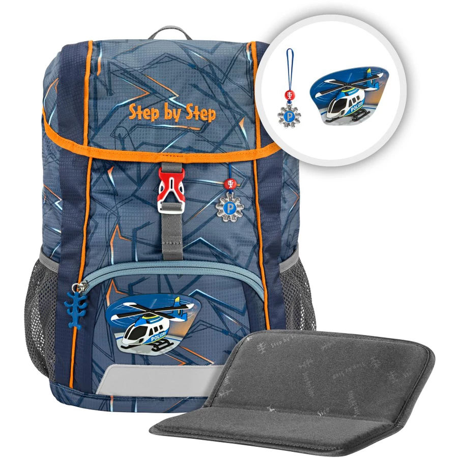 Step by KID - Rucksack-Set 3tlg. 35 cm Helicopter Sam