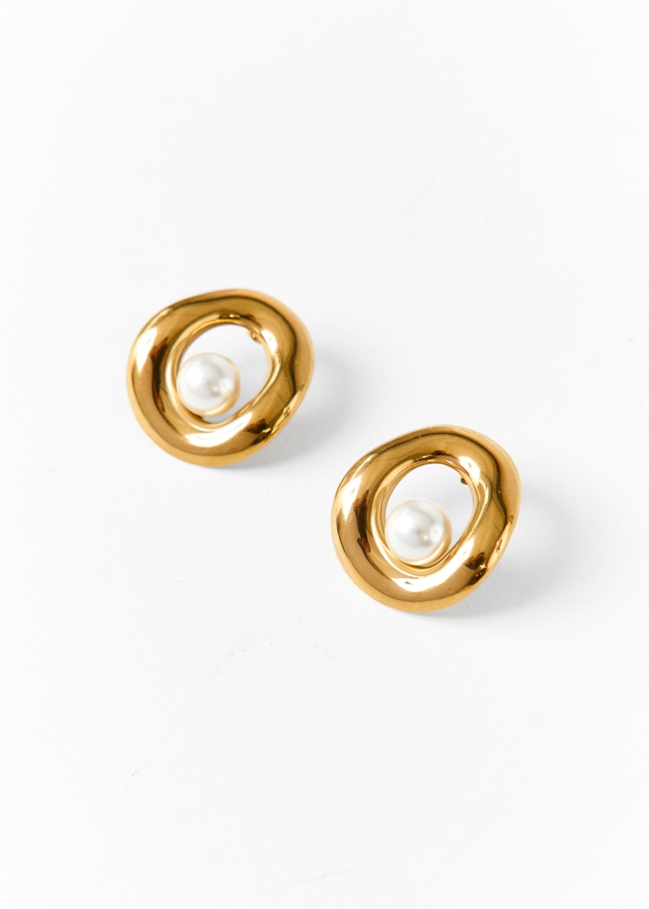 Gina oorbellen goud
