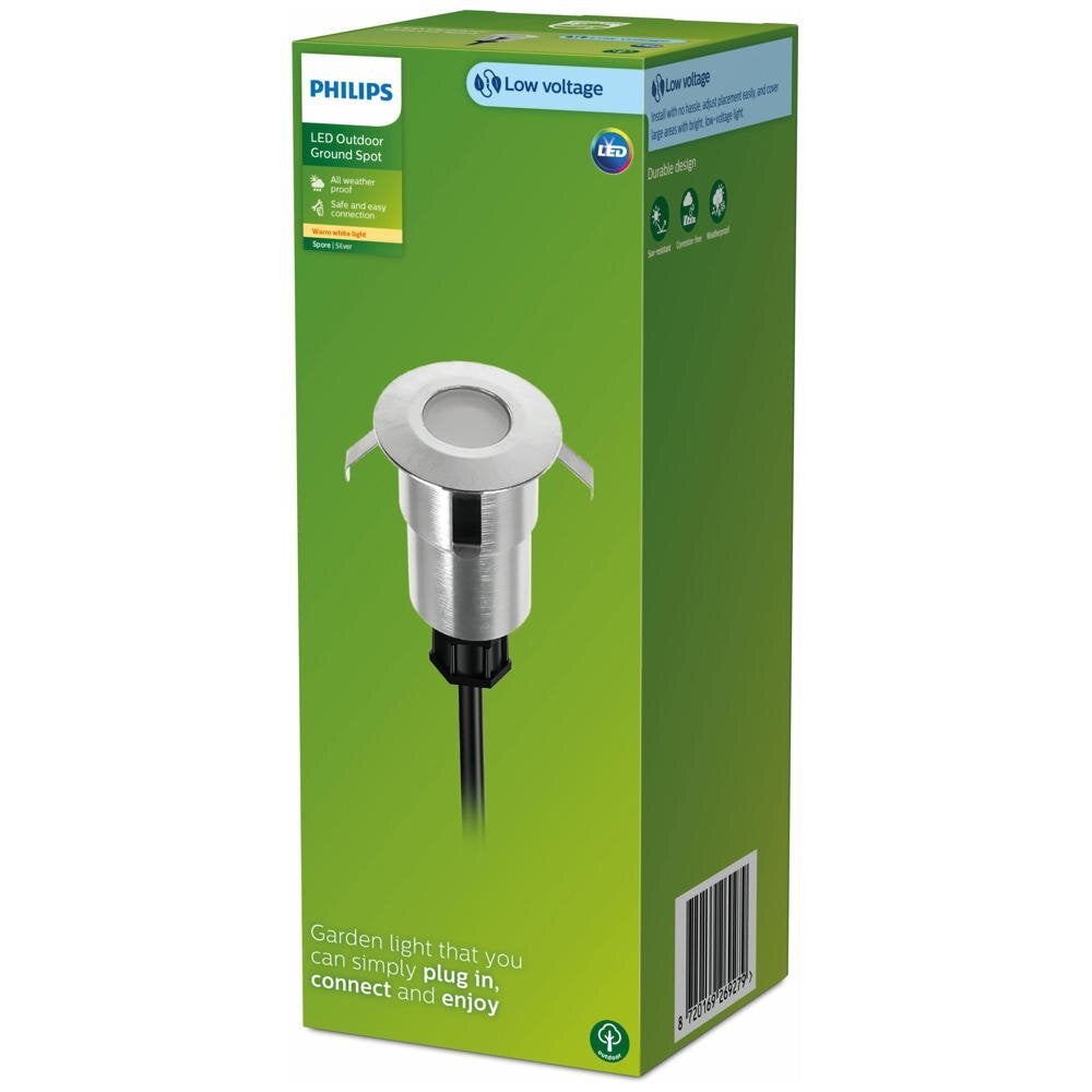 LED inbouw vloerlamp Gardenlink extension in roestvrij staal 1W 80lm IP67