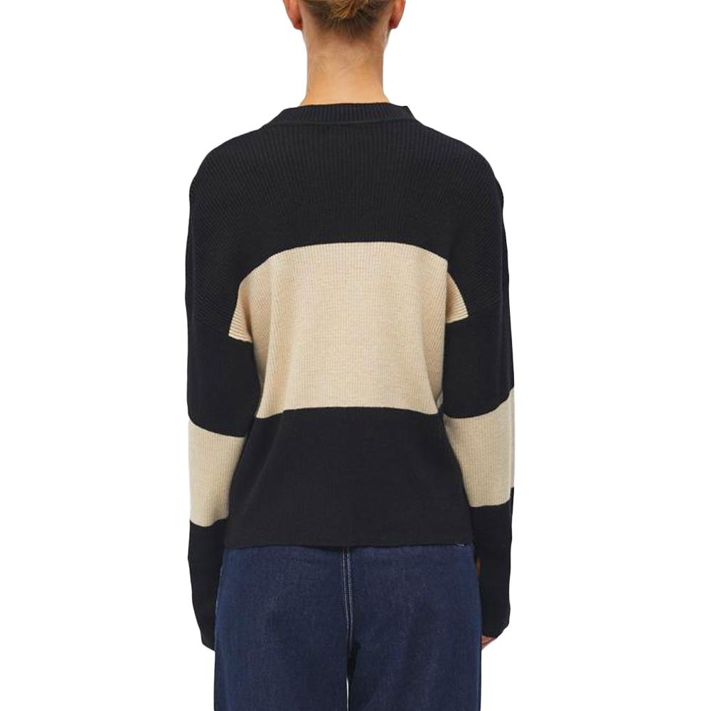 Object Pull Noir/Beige Femme Object Bright