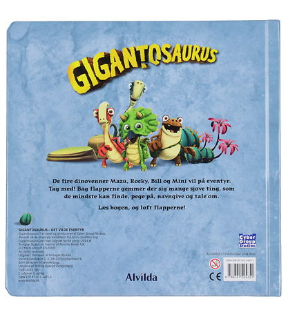 Alvilda Bog - Gigantosaurus - Det Vilde Eventyr - L?ft Flapperne