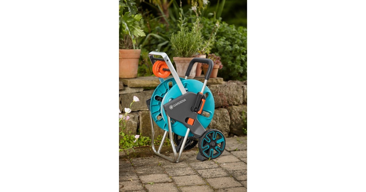 GARDENASlangenwagen AquaRoll M Easy  (Turquoise/grijs, 18515-20)