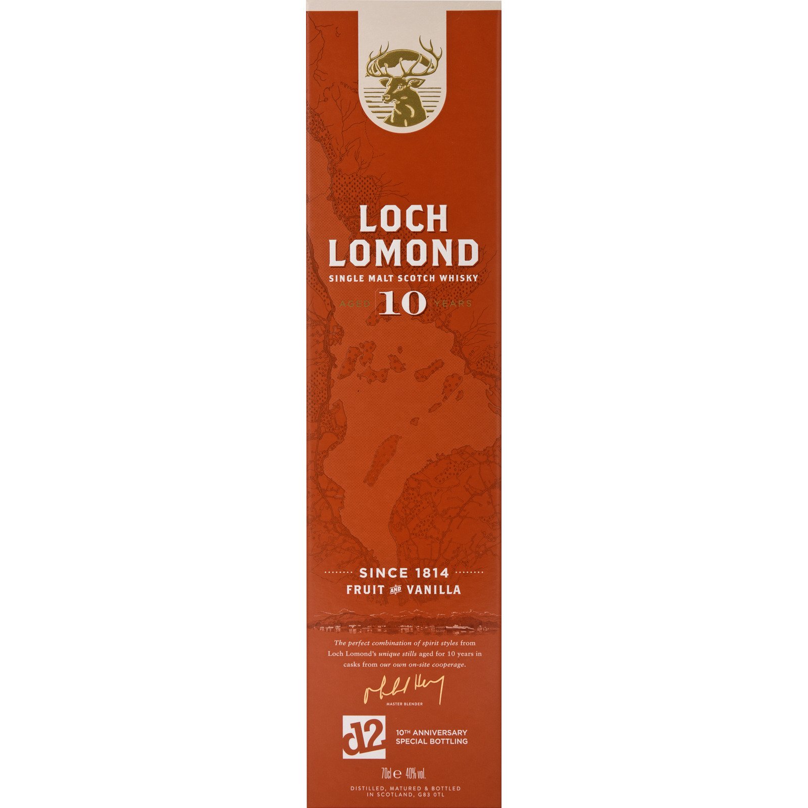 Loch Lomond Fruit and Vanilla 10 Year Single Malt Whisky 70 cl