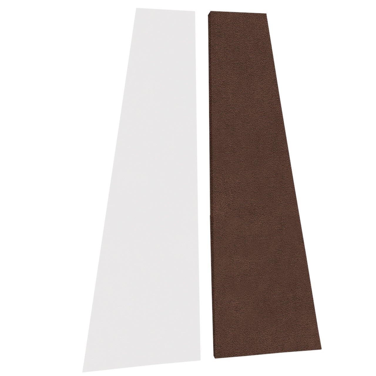 Auralex SonoSuede Trapezoid Panel Right Brown 121x40x2.5cm absorber (per stuk)