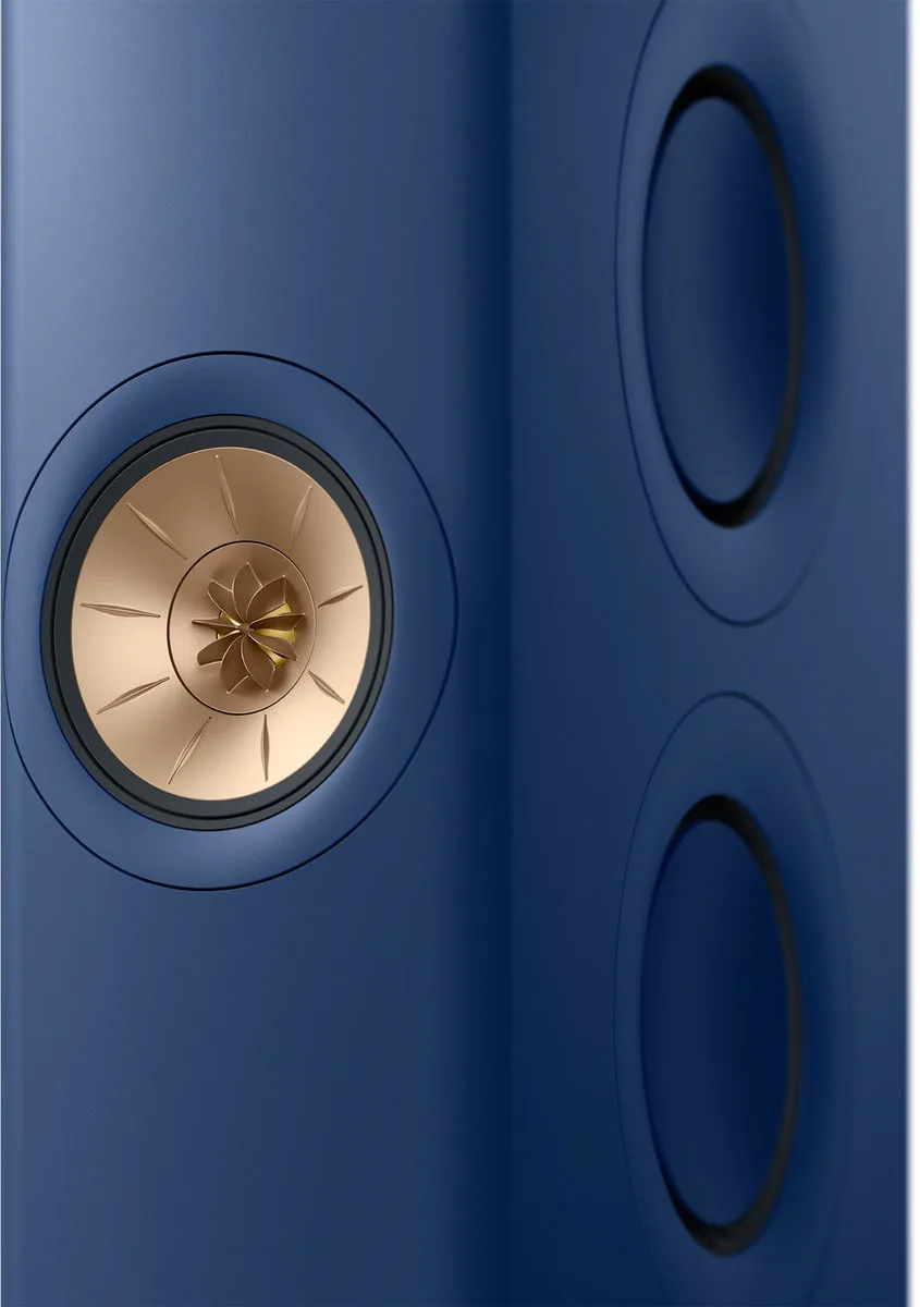 KEF LS60 Wireless Bleu royal Enceintes sans fil hi-fi
