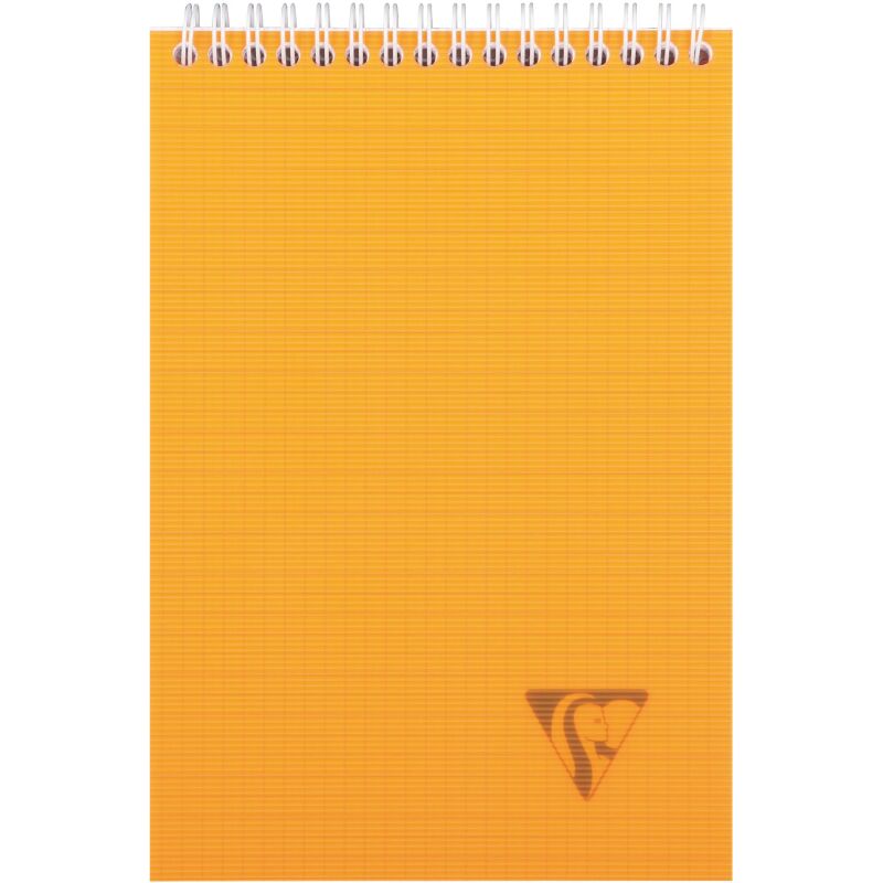 Bloc de bureau Linicolor Clairefontaine 14,8 x 21 cm spirale couleurs aléatoires - 5 x 5 - 80 feuilles