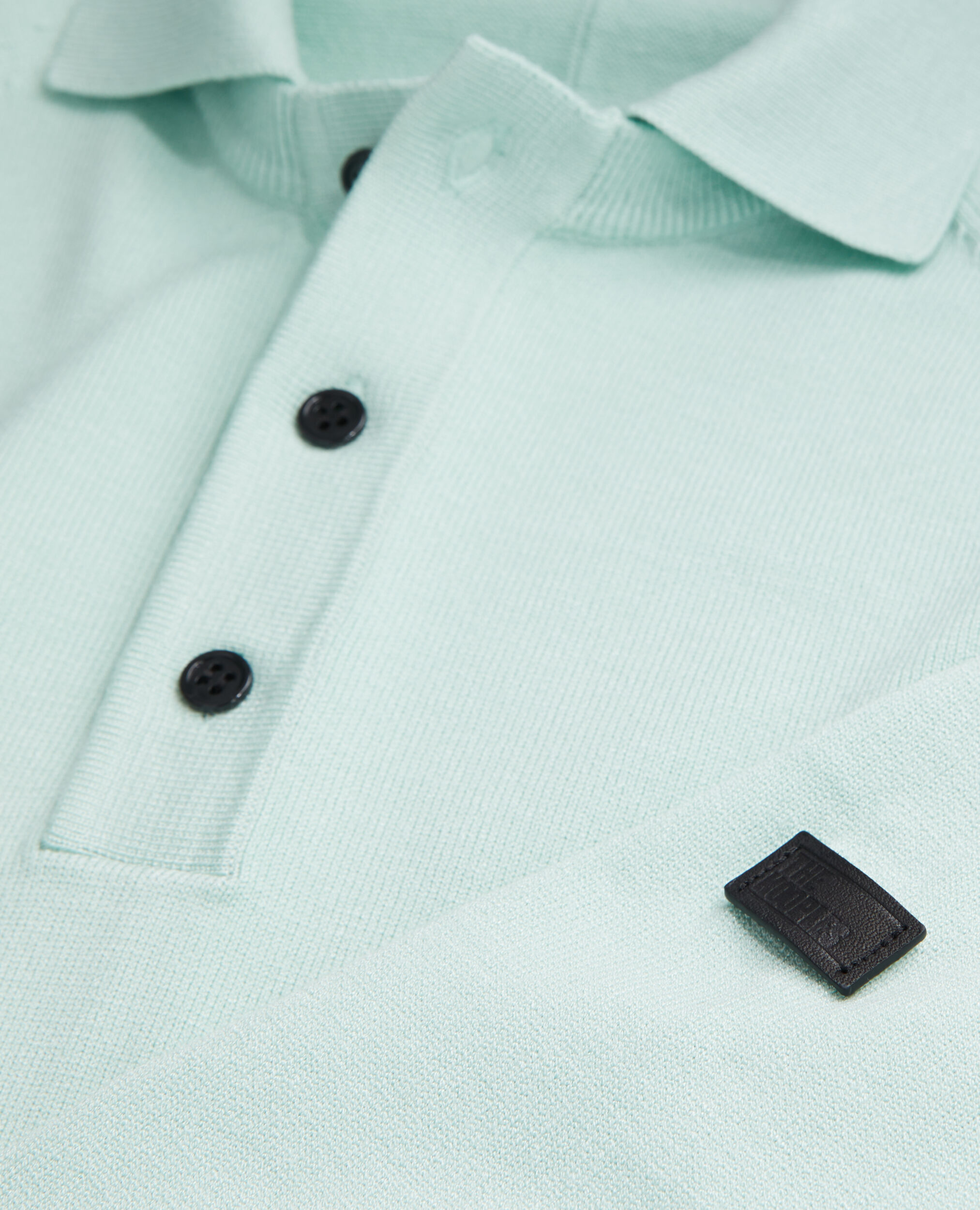 Polo vert en maille