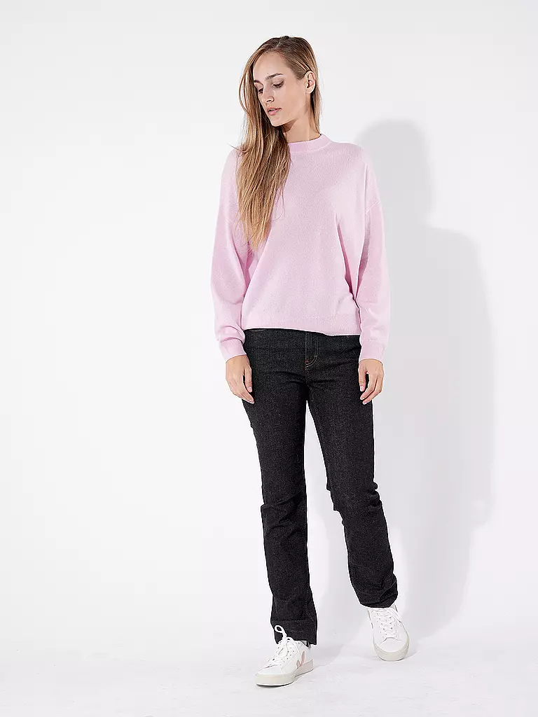 LES TRICOTS DE LEA Kaschmirpullover MAPOUPETTE rosa