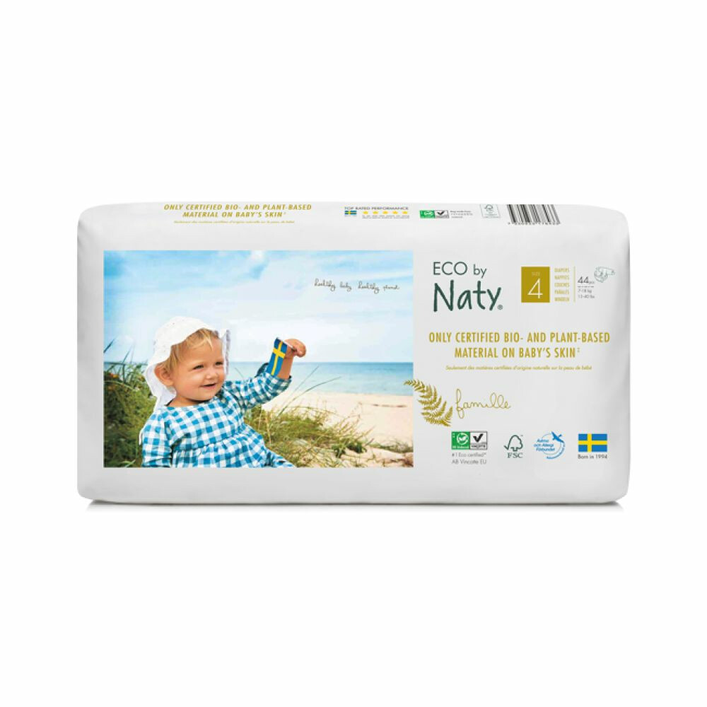 Naty Luiers Maat 4 Maxi (7-18 kg) Economy44 stuks