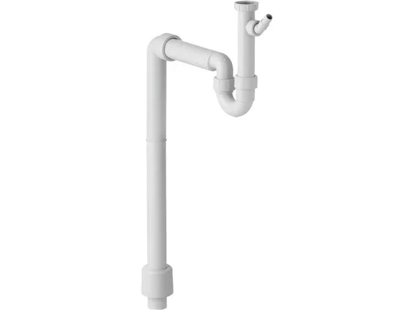 Hvid Geberit universal køkkenvandlås 50mm x 1 1/2