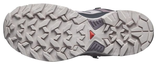 Chaussures de Randonnée Femme Salomon X Ultra 360 Mid GTX Violet Gris