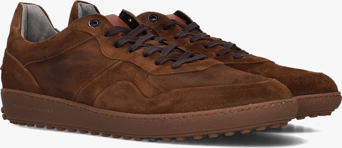 FLORIS VAN BOMMEL cognac floris van bommel lage sneakers sfm-10160